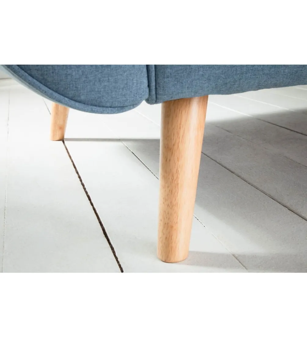 Sofa Rozkładana BELLA 215 Cm Jasnoniebieska Puella