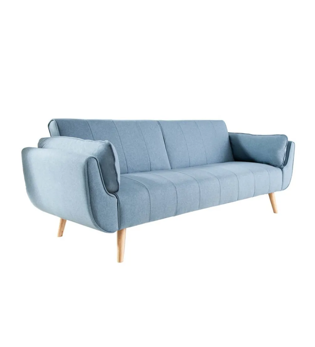 Sofa Rozkładana BELLA 215 Cm Jasnoniebieska Puella