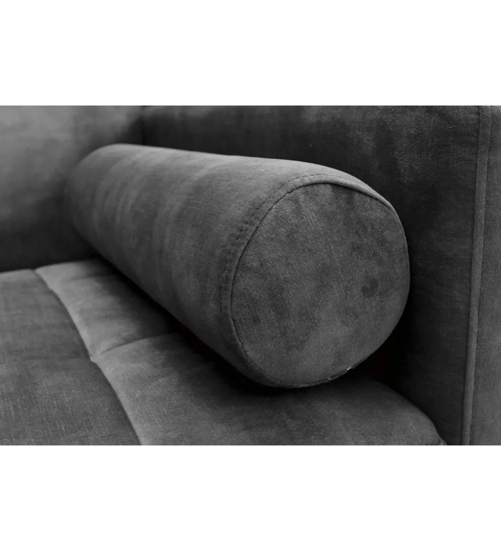 Sofa rozkładana MANILLA 196 cm ciemnoszara