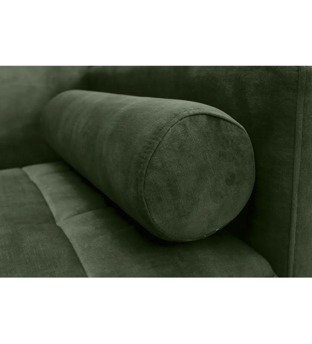 Sofa rozkładana MANILLA 196 cm ciemnozielona
