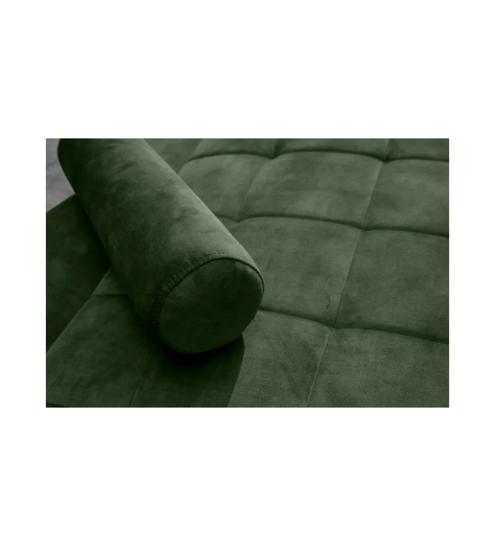 Sofa rozkładana MANILLA 196 cm ciemnozielona