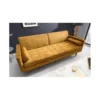Sofa rozkładana MANILLA 196 cm musztardowo-żółta