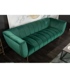 Sofa Scarlett 225 cm szmaragdowa zieleń