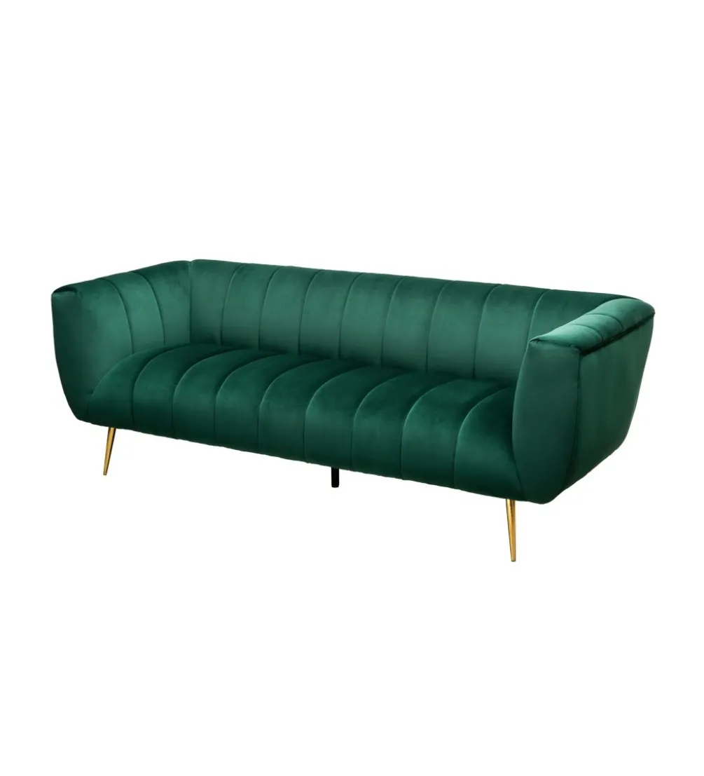 Sofa Scarlett 225 cm szmaragdowa zieleń