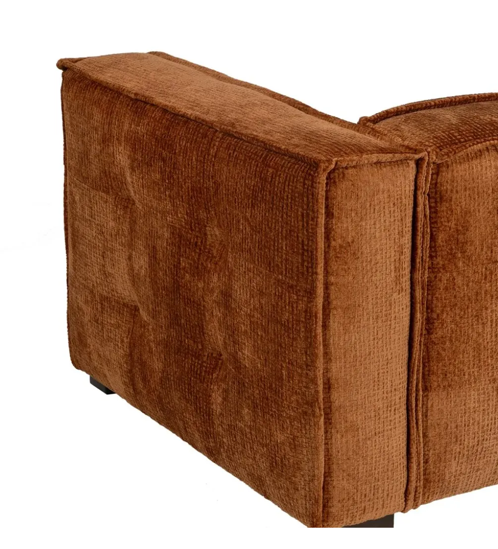 Sofa SIBARIS 218 cm ceglasta