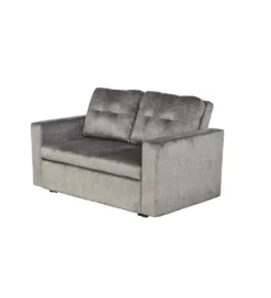 Sofa SMART 140 cm z funkcją spania welwet szary