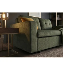 Sofa SMART 140 cm z funkcją spania zielony
