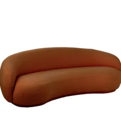 Sofa SNOW 234 cm pomarańczowa