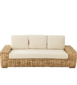 Sofa trzyosobowa BOHIM 215 cm rattan