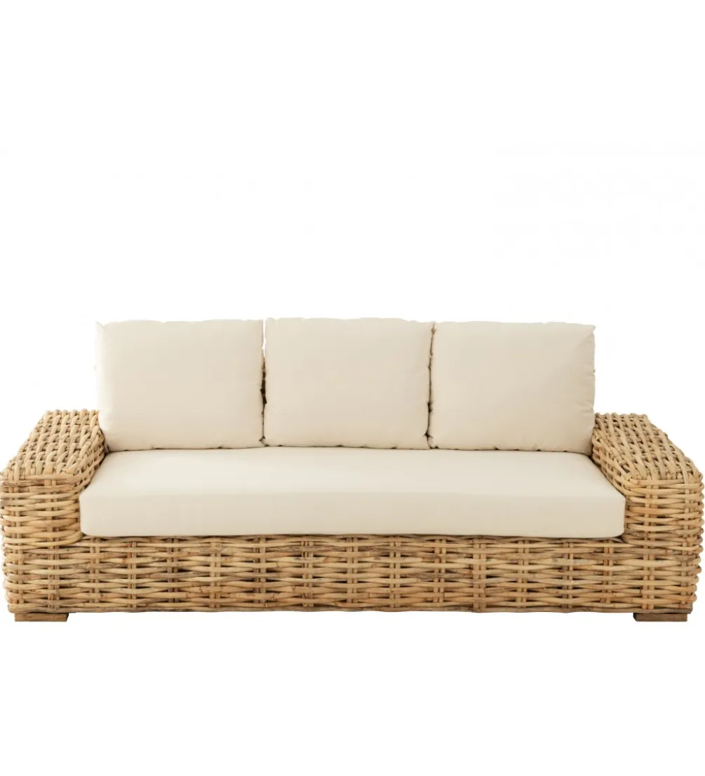 Sofa trzyosobowa BOHIM 215 cm rattan