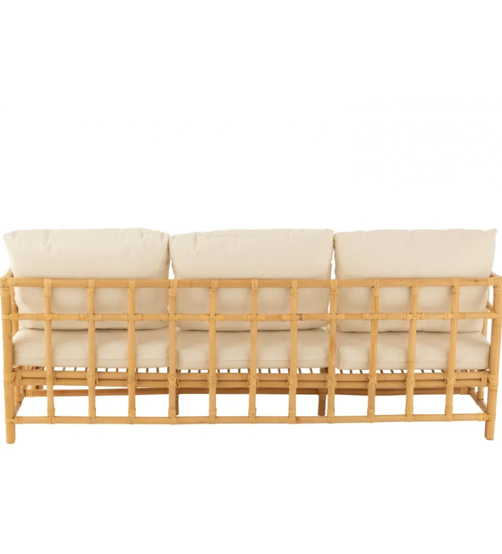 Sofa trzyosobowa ELISE 187 cm rattan