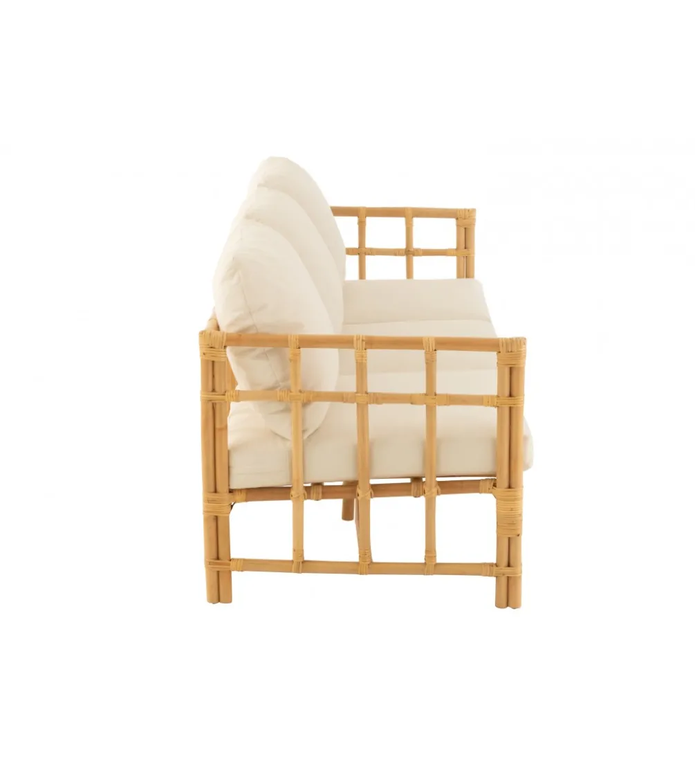 Sofa trzyosobowa ELISE 187 cm rattan