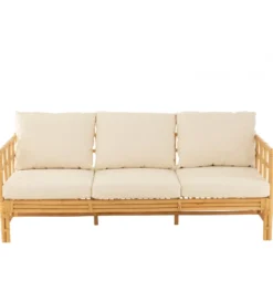 Sofa trzyosobowa ELISE 187 cm rattan