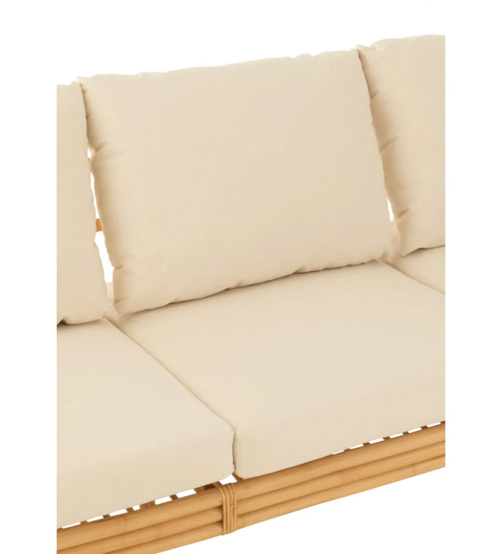 Sofa trzyosobowa ELISE 187 cm rattan