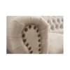 Sofa trzyosobowa ROCHESTER Chesterfield 200 cm beżowa