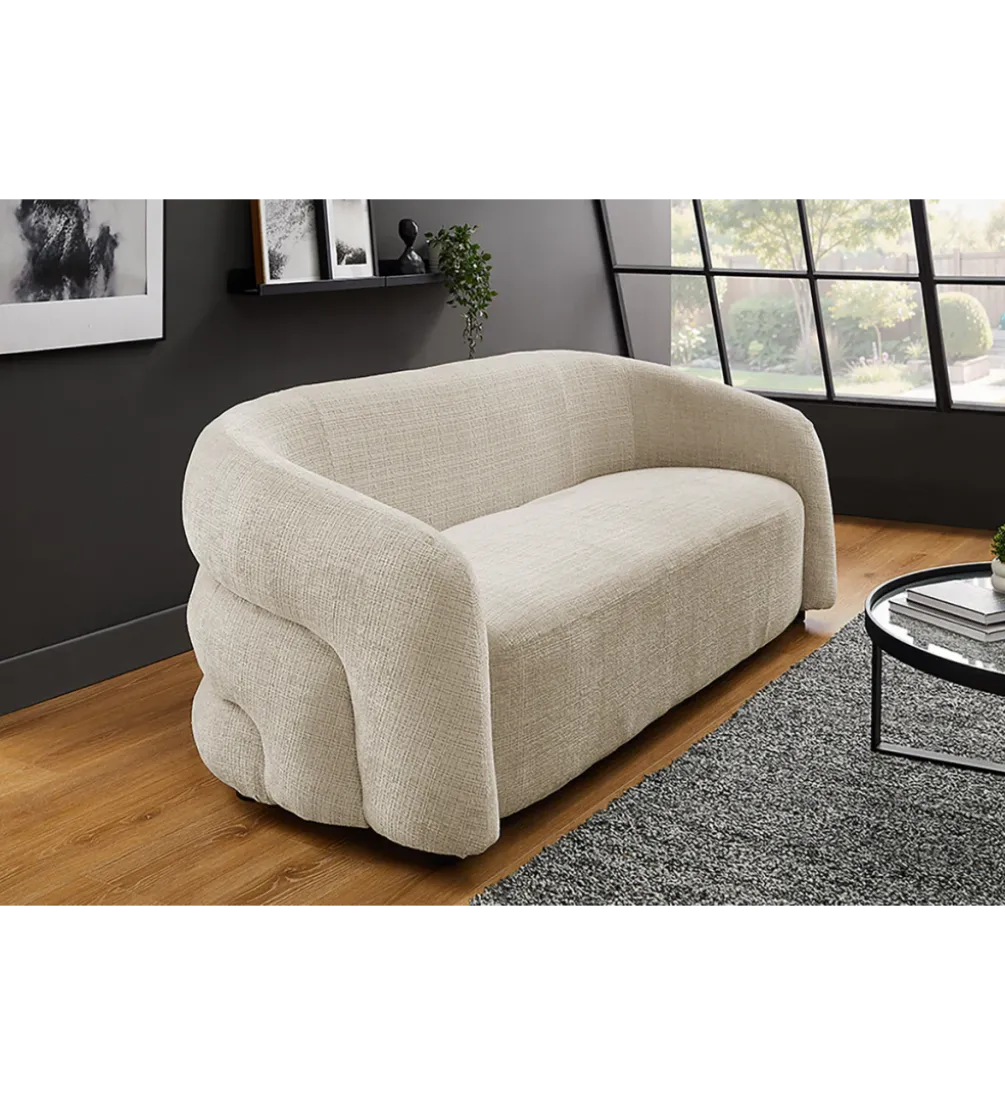 Sofa VOQUE 200 cm chenille beżowa