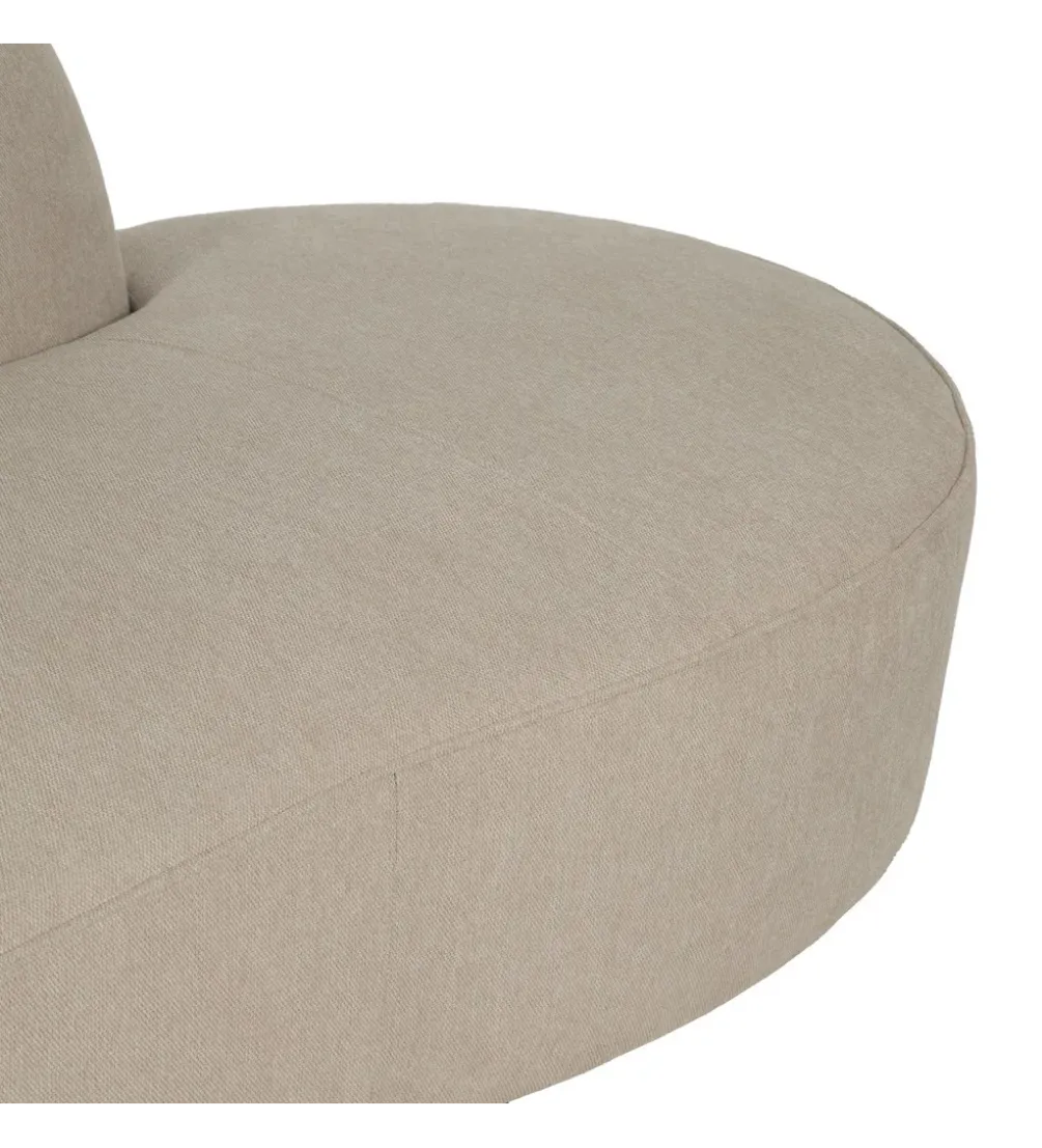 Sofa YAK 2-osobowa 120 cm kasztan