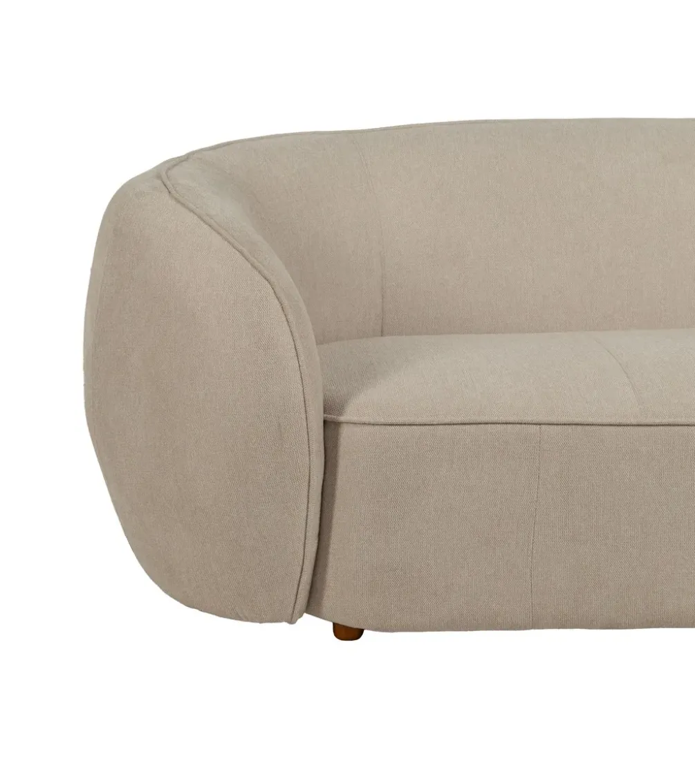 Sofa YAK 2-osobowa 120 cm kasztan