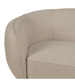 Sofa YAK 2-osobowa 120 cm kasztan