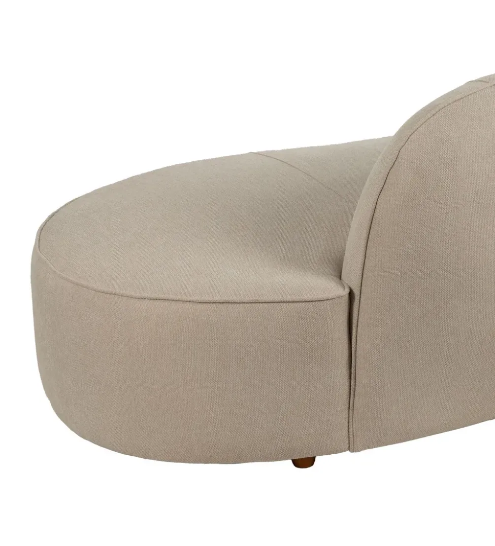 Sofa YAK 2-osobowa 120 cm kasztan