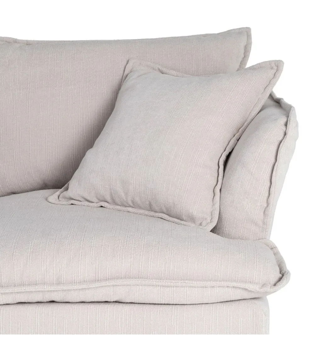 Sofa ZAPLASO 181 cm kremowa