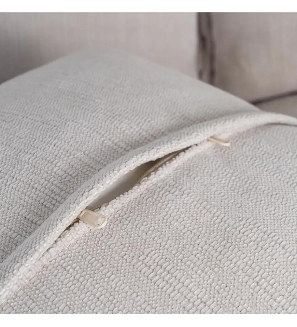 Sofa ZAPLASO 181 cm kremowa