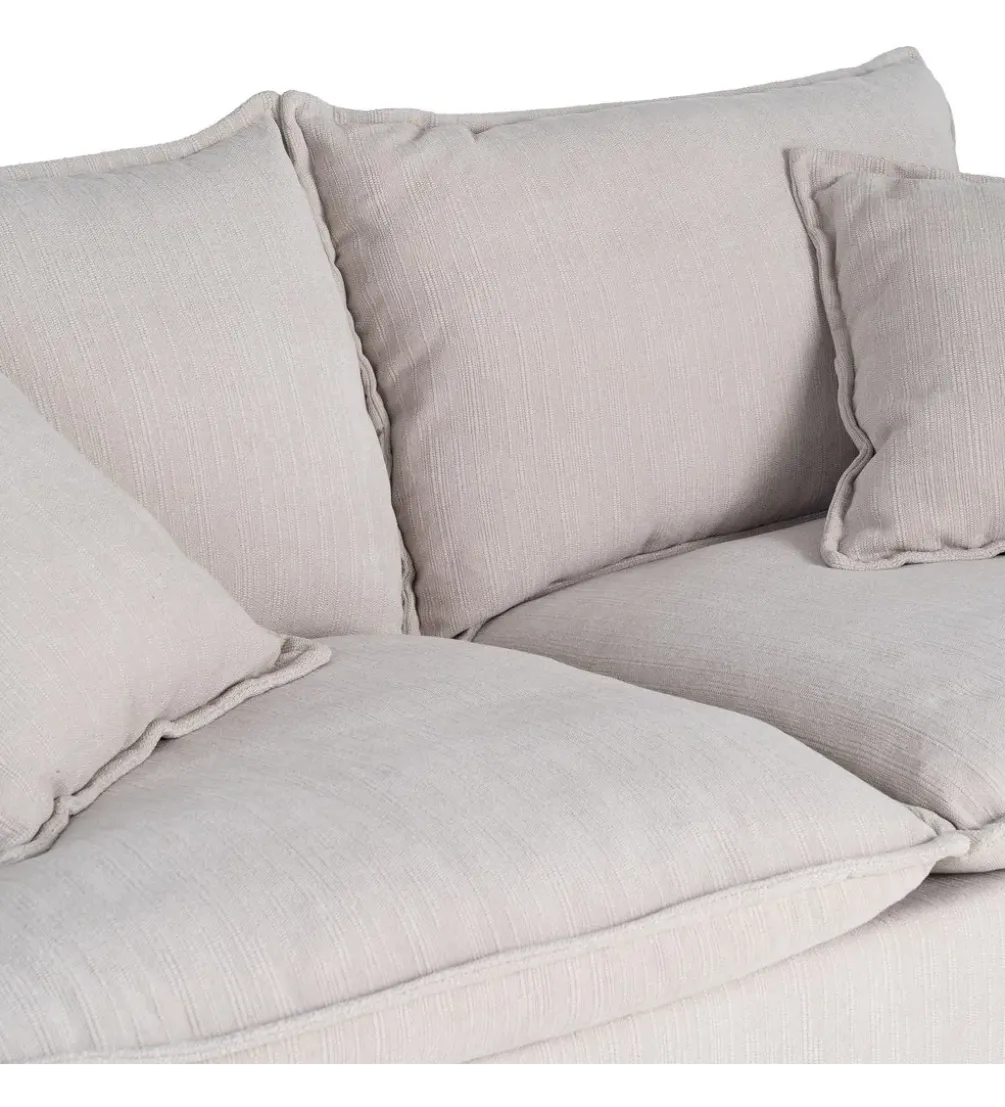 Sofa ZAPLASO 181 cm kremowa