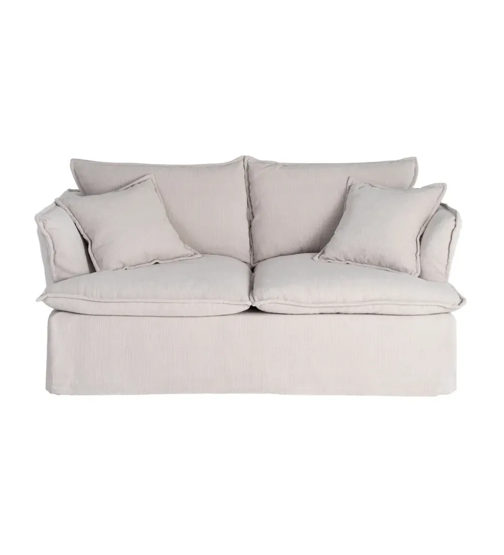 Sofa ZAPLASO 181 cm kremowa