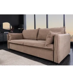 Sofa z funkcją spania APARTMENT 215 cm taupe