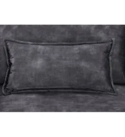 Sofa z funkcją spania APARTMENT 215 cm welur szara