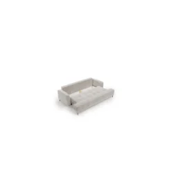 Sofa z funkcją spania PARIS 222 cm taupe/szary