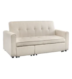 Sofa z funkcją spania SMART 180 cm cord beżowy