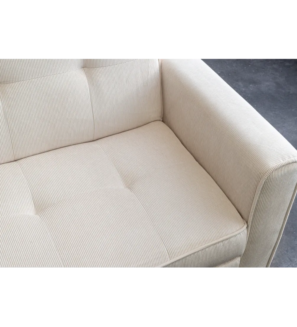 Sofa z funkcją spania SMART 180 cm cord beżowy