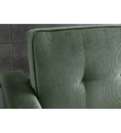 Sofa z funkcją spania SMART 180 cm cord zielony