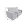 Sofa z funkcją spania SMART 180 cm cord szary