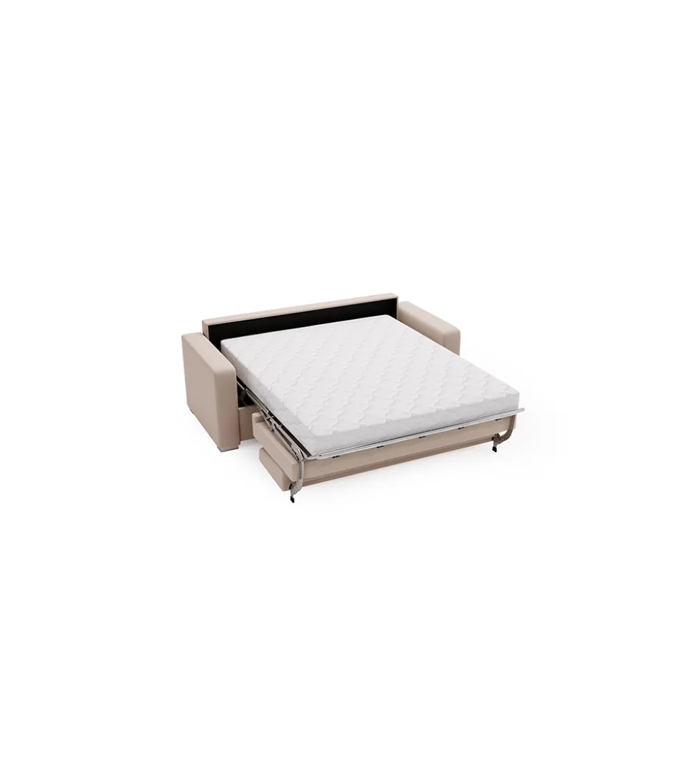 Sofa z włoskim stelażem SOUL ONE 218 cm z funkcją spania