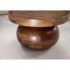 Solik kawowy BRENDA 50 cm drewno mango