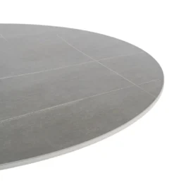 Stół AGAT 100 cm biały szary blat
