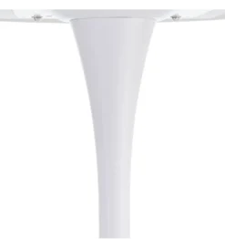 Stół AGAT 100 cm biały szary blat