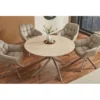 Stół ALPINE 120 cm ceramika w optyce trawertynu