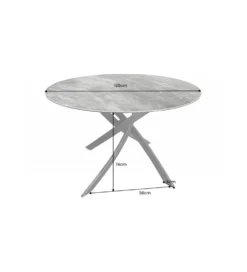 Stół ARKANSAS 120 cm ceramika