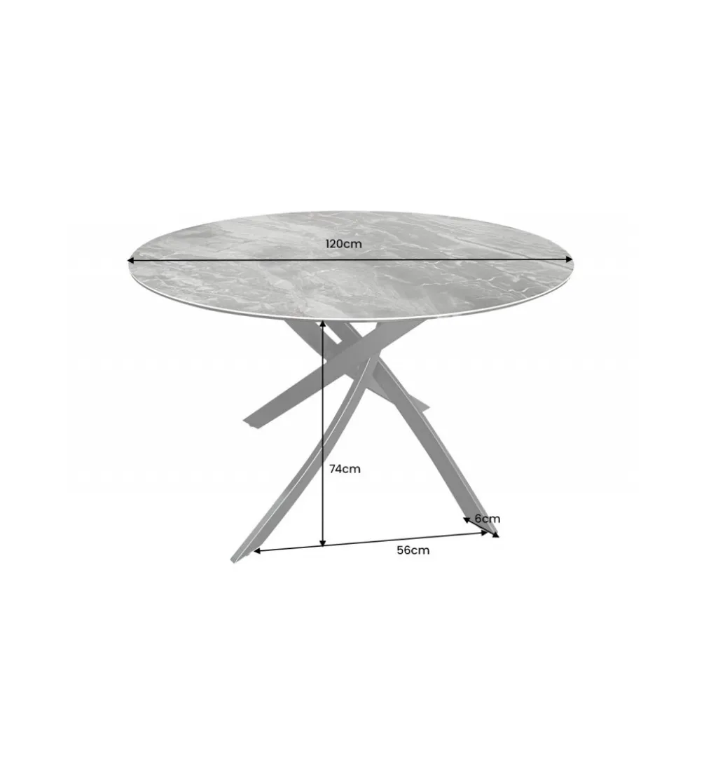 Stół ARKANSAS 120 cm ceramika