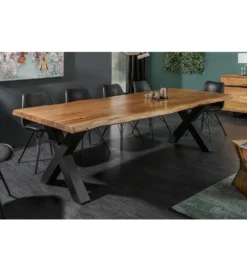 Stół ARKTYKA Mammut X 240 cm drewno Akacja honey