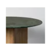 Stół AUXY 115 cm drewno mango marmur