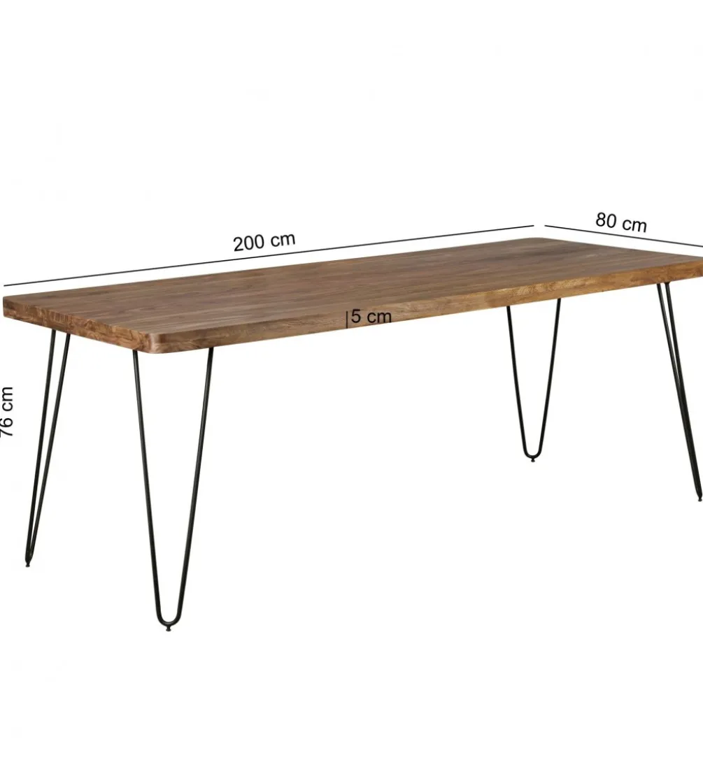 Stół BAGLI 200 cm drewno sheesham