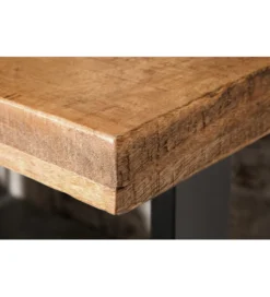 Stół barowy Iron Craft 120 cm drewno Mango