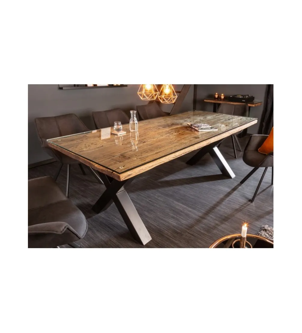 Stół Barracuda X 220 cm drewno teak