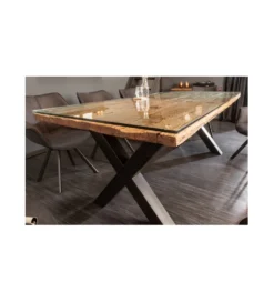 Stół Barracuda X 220 cm drewno teak