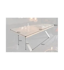 Stół Barracuda X 220 cm drewno teak