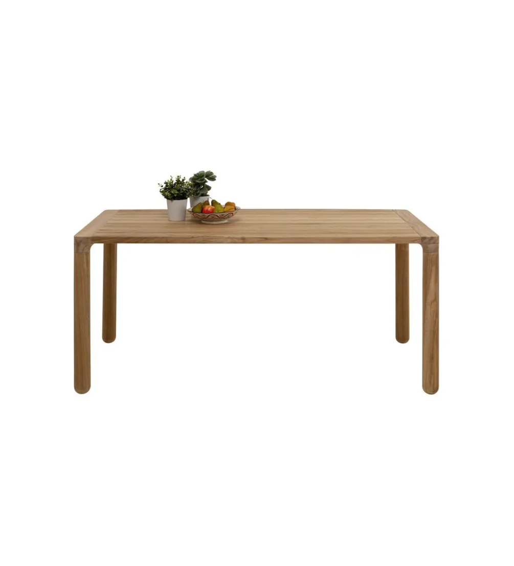 Stół Bella 200 x 90 cm drewno teak naturalny
